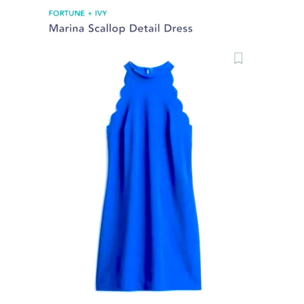 EUC cobalt blue party dress